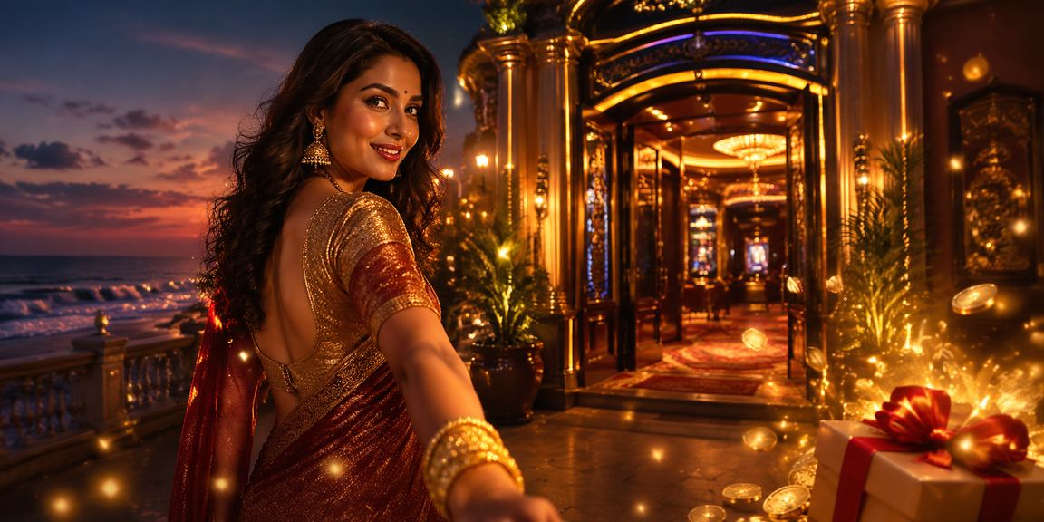 Players enjoying live casino entertainment on Chennai's Marina Beach